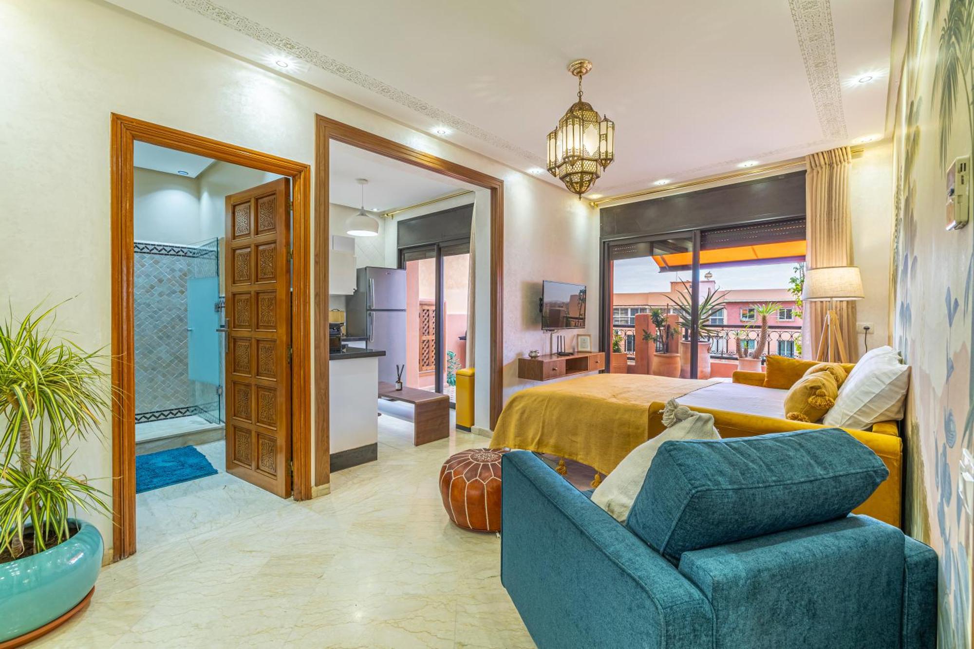 Le Jasmin - Appartement Authentique A Gueliz Marrakesh Extérieur photo