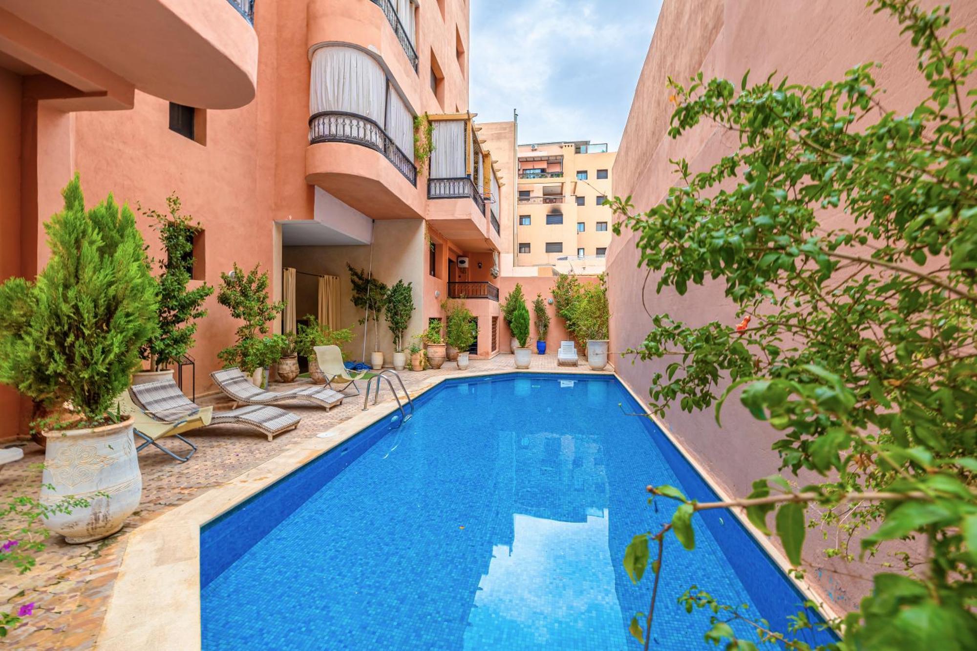 Le Jasmin - Appartement Authentique A Gueliz Marrakesh Extérieur photo