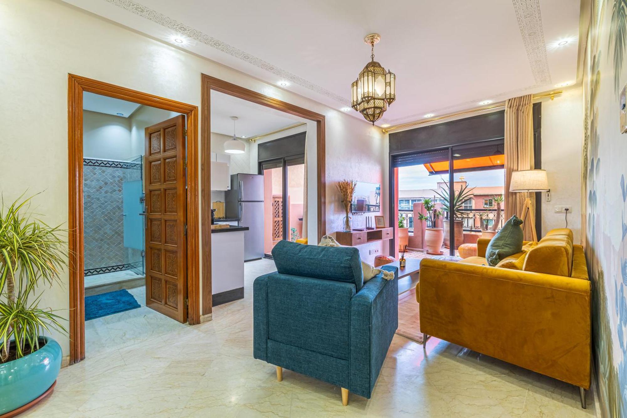 Le Jasmin - Appartement Authentique A Gueliz Marrakesh Extérieur photo