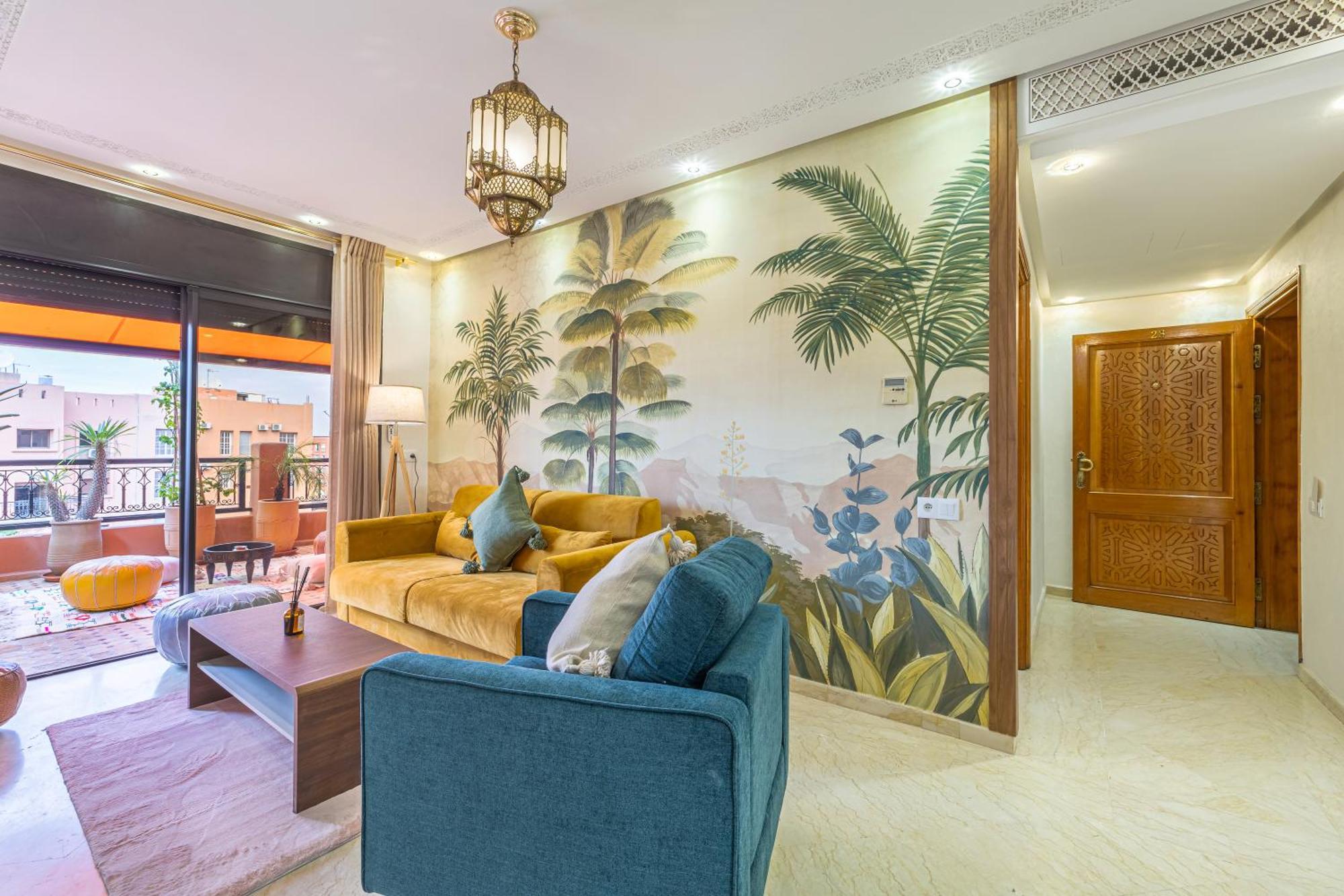 Le Jasmin - Appartement Authentique A Gueliz Marrakesh Extérieur photo