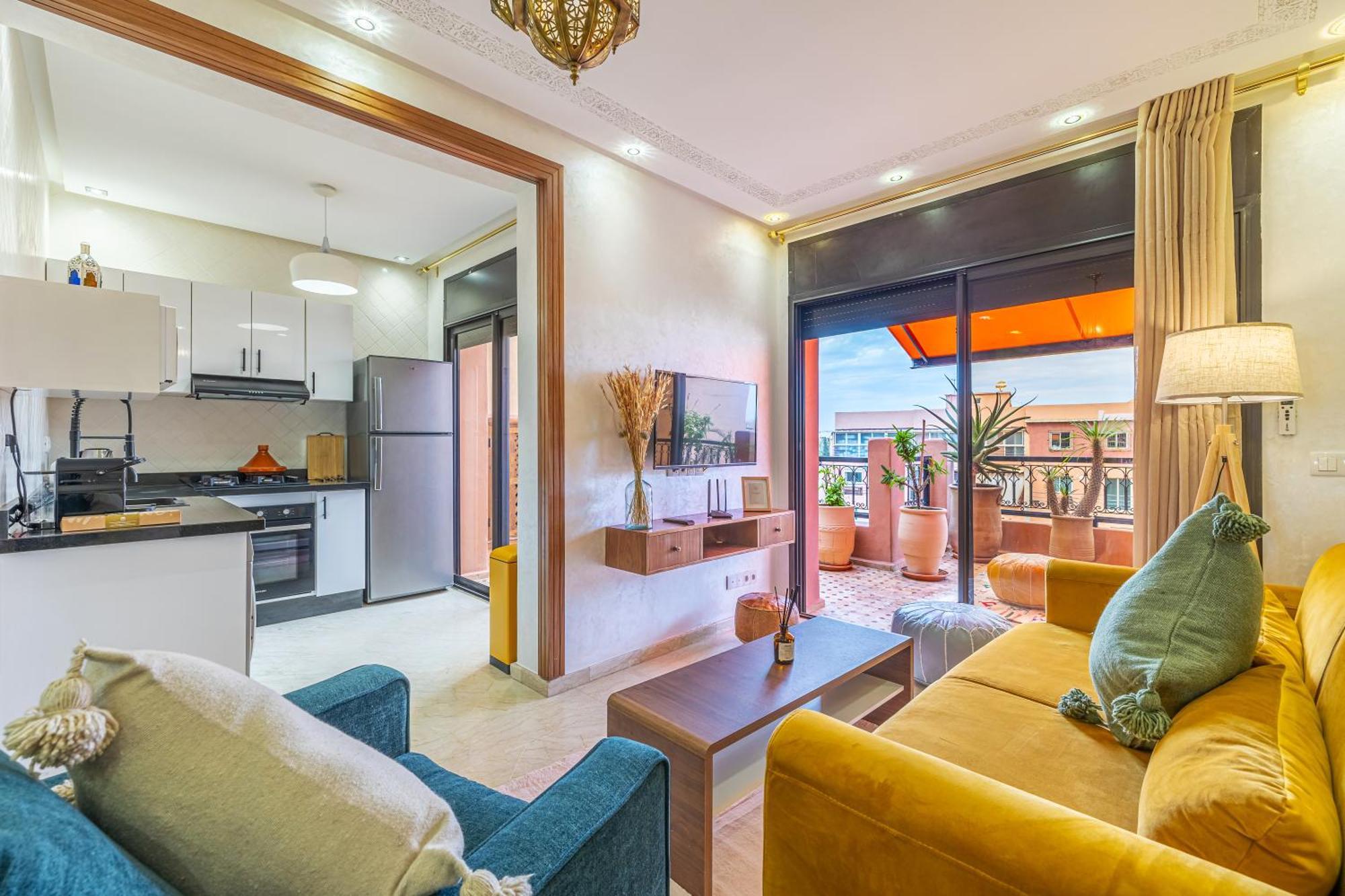 Le Jasmin - Appartement Authentique A Gueliz Marrakesh Extérieur photo